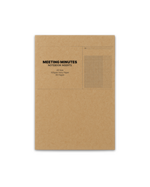 Meeting Minutes Notebook Insert