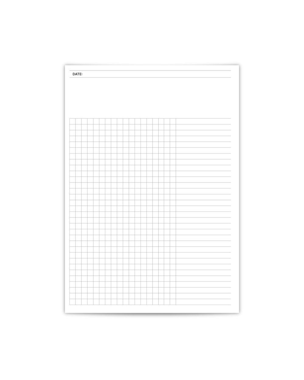 Meeting Minutes Notebook Insert