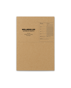 Wellness Log Notebook Insert