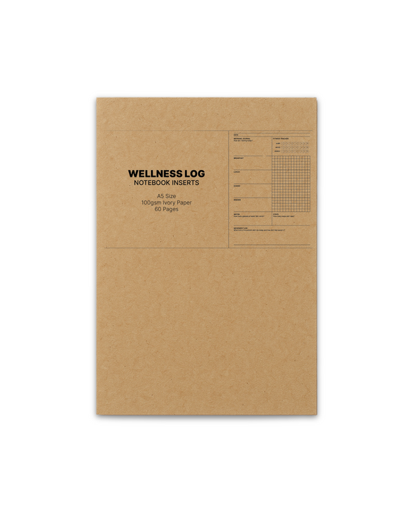 Wellness Log Notebook Insert