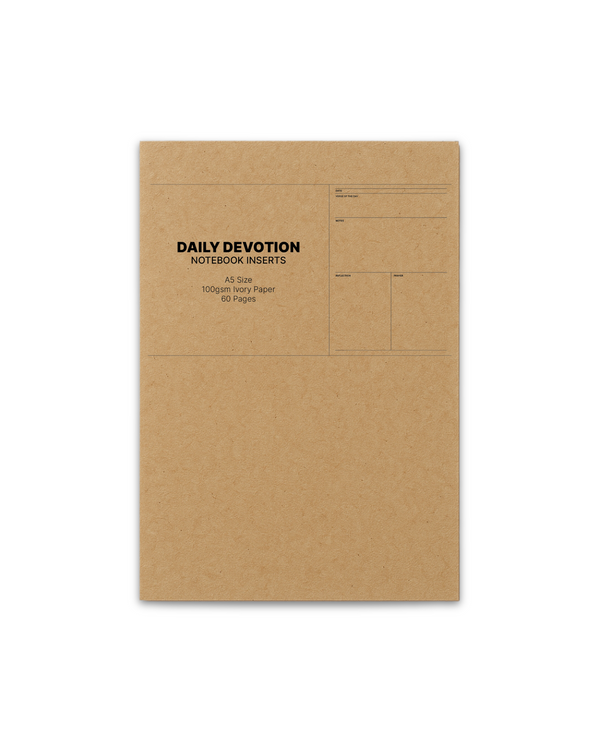 Daily Devotion Notebook Insert