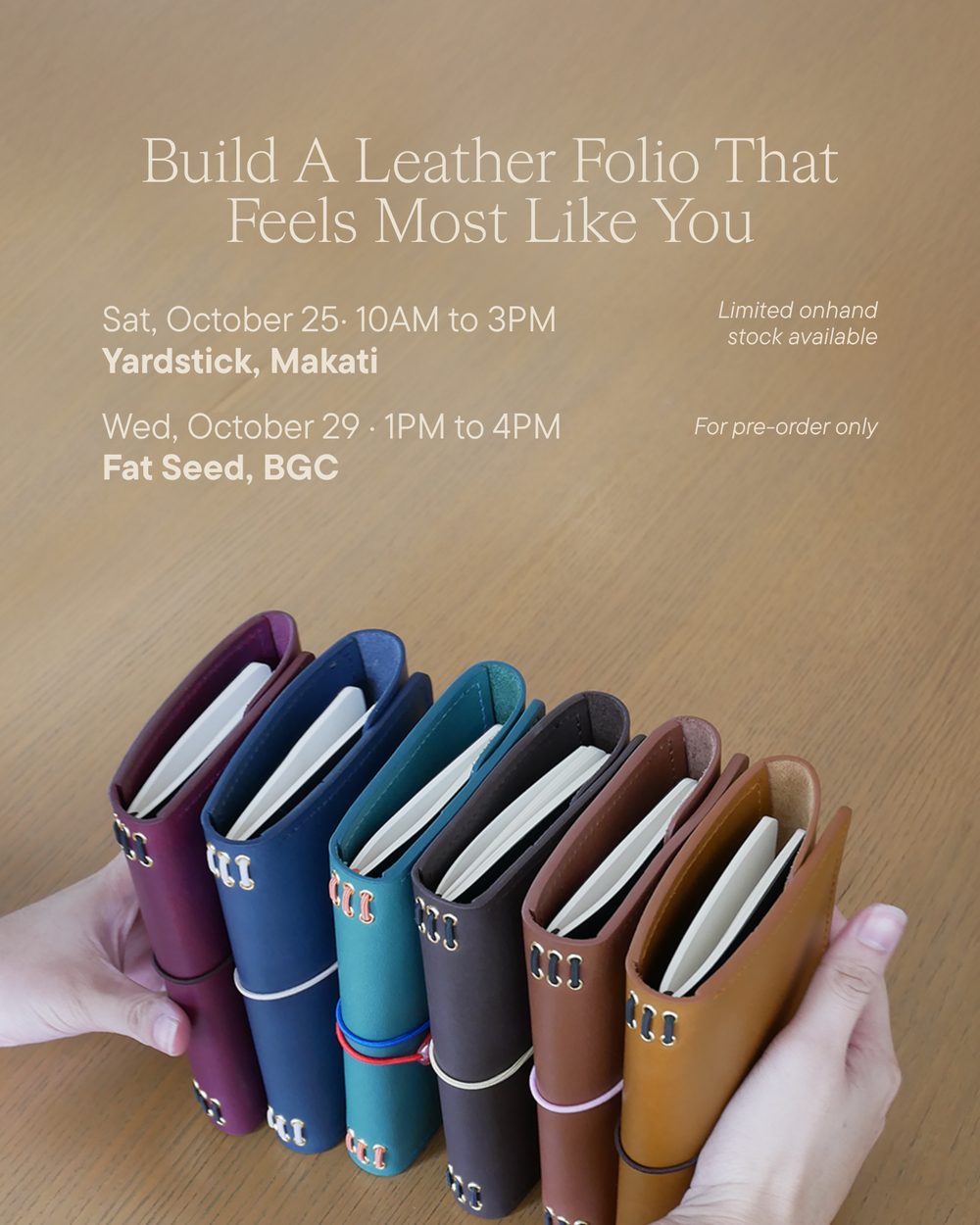 Leather Folio Personalization Session
