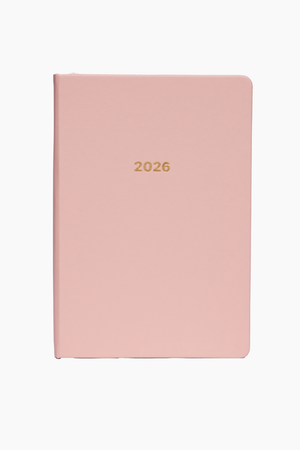 Hardbound Dated 2026 Planner in Petal (Pre-Order)