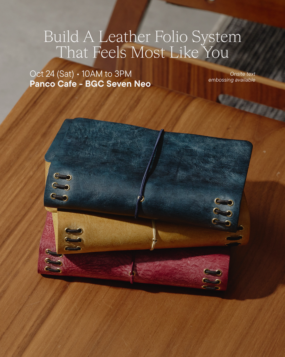 Leather Folio Personalization Session