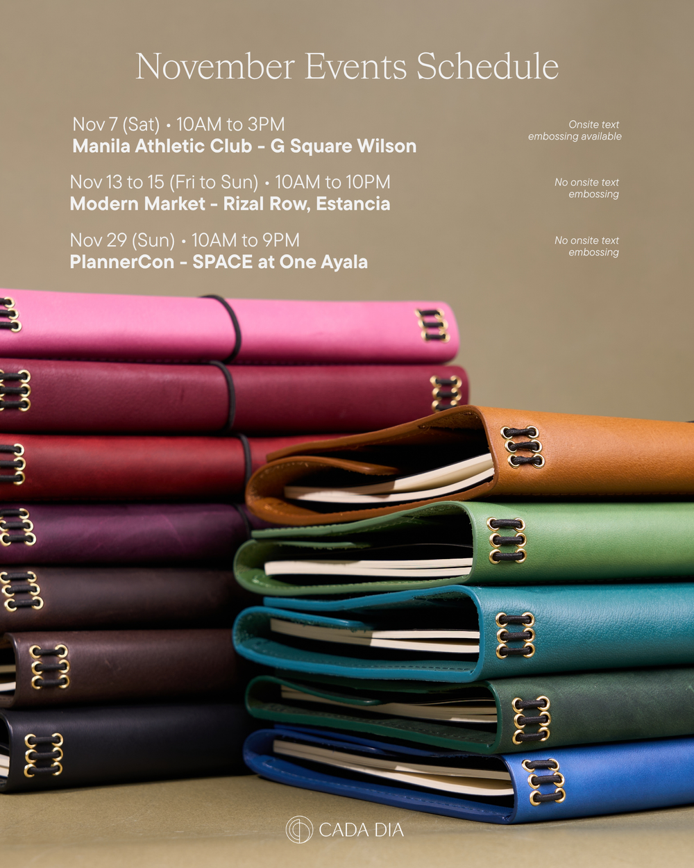 Leather Folio Personalization Session