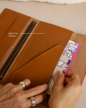 Trifold Rover Leather Folio (Standard Traveler's)