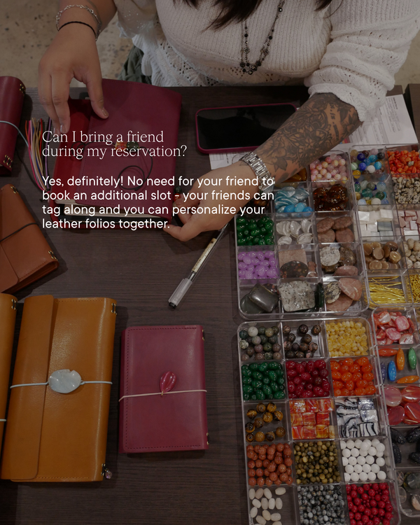 Leather Folio Personalization Session