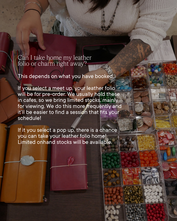 Leather Folio Personalization Session