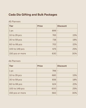 2027 Planner Gifting and Bulk Packages