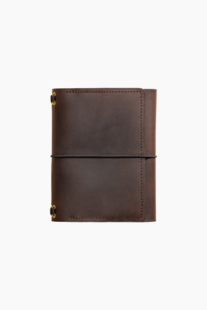 Trifold Trove (A6) Folio – Crazy Horse Leather