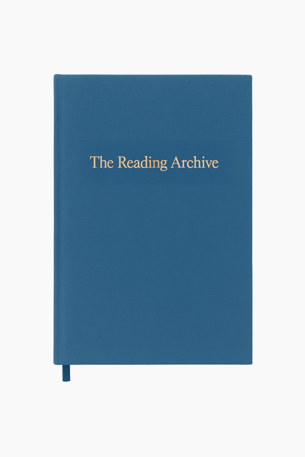 The Reading Archive: A Reading Journal in Cobalt (Pre-Order)