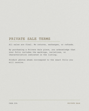 Leather Folio Private Sale