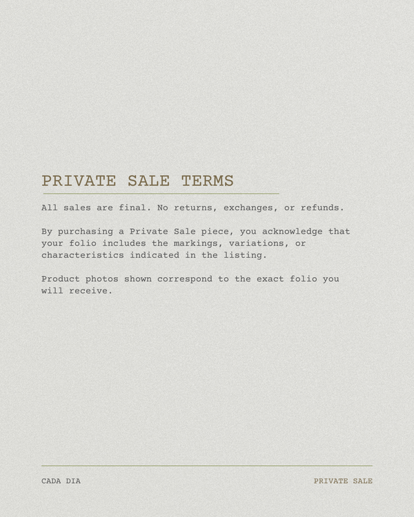 Leather Folio Private Sale