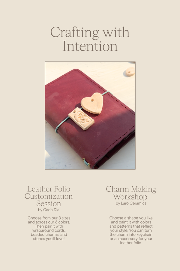 Build Your Own Leather Folio at Laro Ceramics, BGC