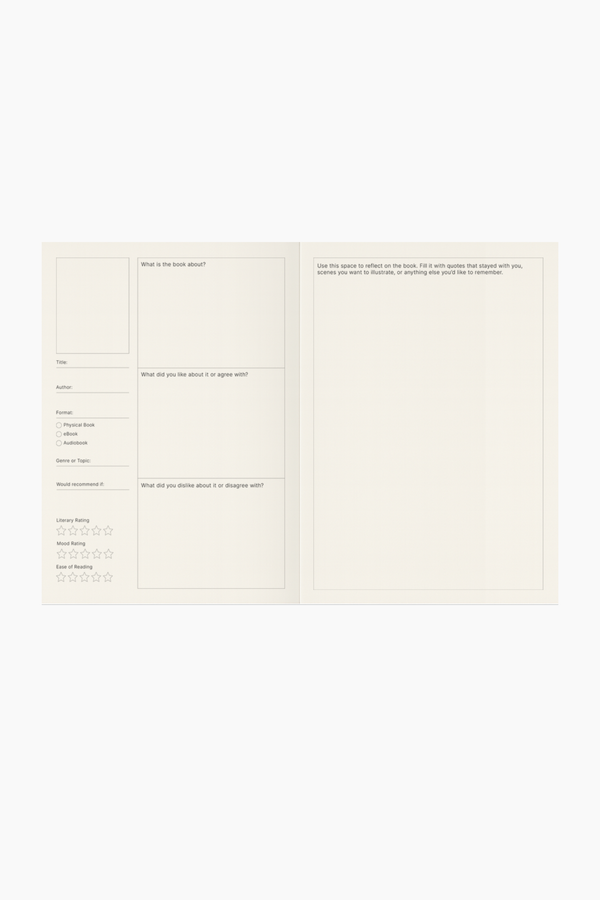 The Reading Archive: A Reading Journal in Cobalt (Pre-Order)