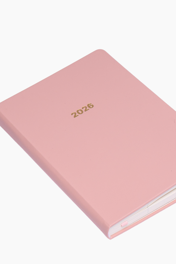 Hardbound Dated 2026 Planner in Petal (Pre-Order)