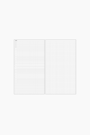 Daily Grid Notebook Insert
